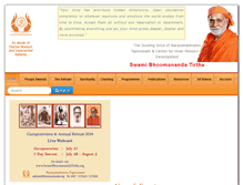 Tablet Screenshot of narayanashramatapovanam.org